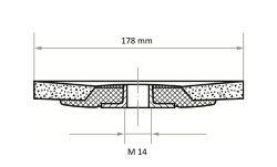 Flap Disk SLTs-flex 178 M14 ZK 80 - Görsel 2